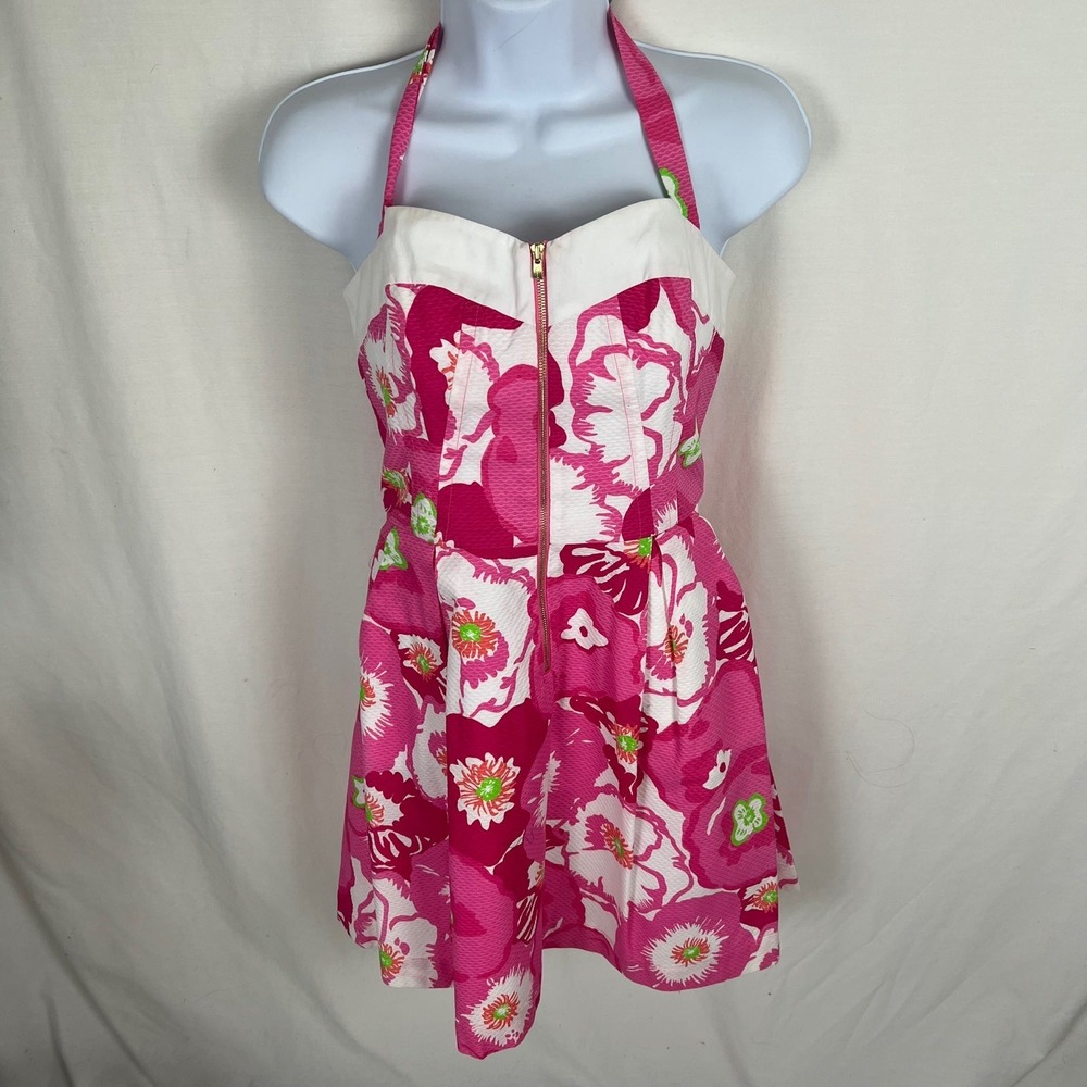 Lilly Pulitzer Halter Dress Sz 4